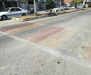 احداث گذرگاه عابر پیاده