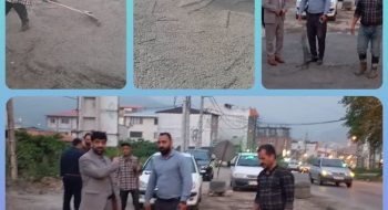 تعریض و بتن ریزی خیابان شهید اسلامی جنب کوی کشاورز