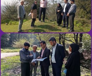 بازدید از محدوده ی پارک جنگلی میانشار