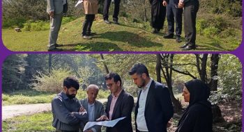 بازدید از محدوده ی پارک جنگلی میانشار